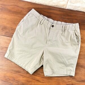 Bearbottom Clothing Shorts Men L 7"‎ Inseam Beige Cotton Blend Resort Golf Beach